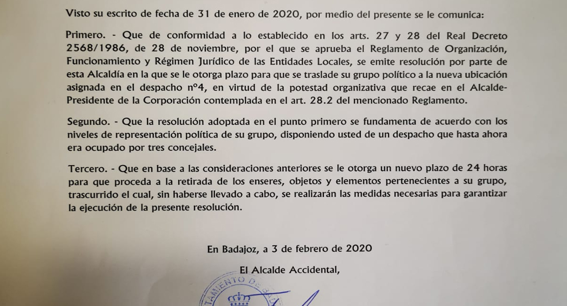 Ciudadanos vuelve a presionar a Unidas Podemos para que desaloje su despacho