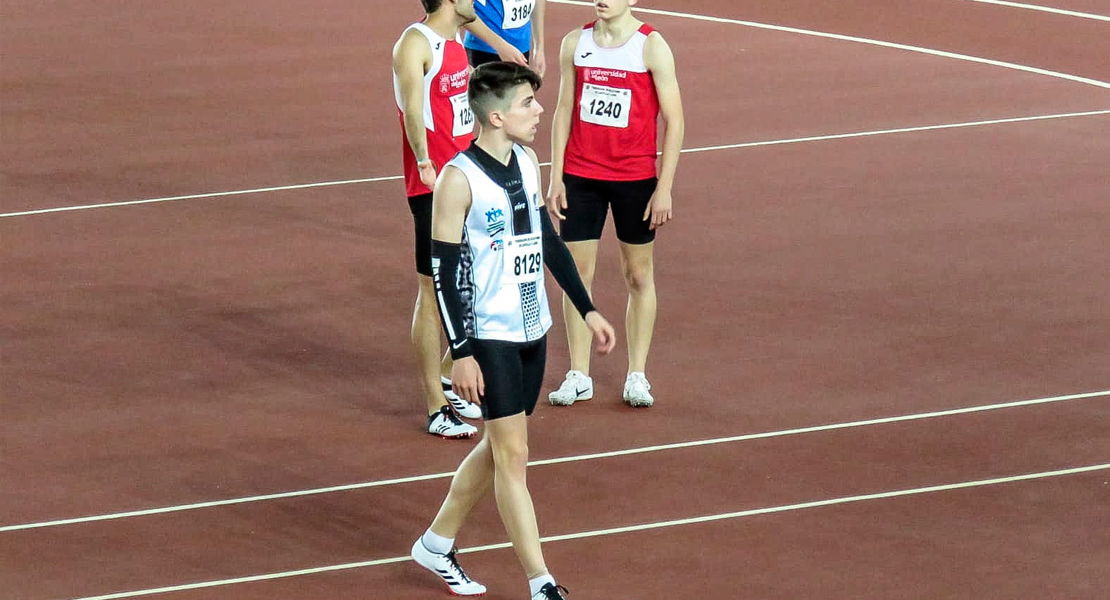 El extremeño David García consigue la segunda mejor marca española de la historia sub-16 en los 60 metros