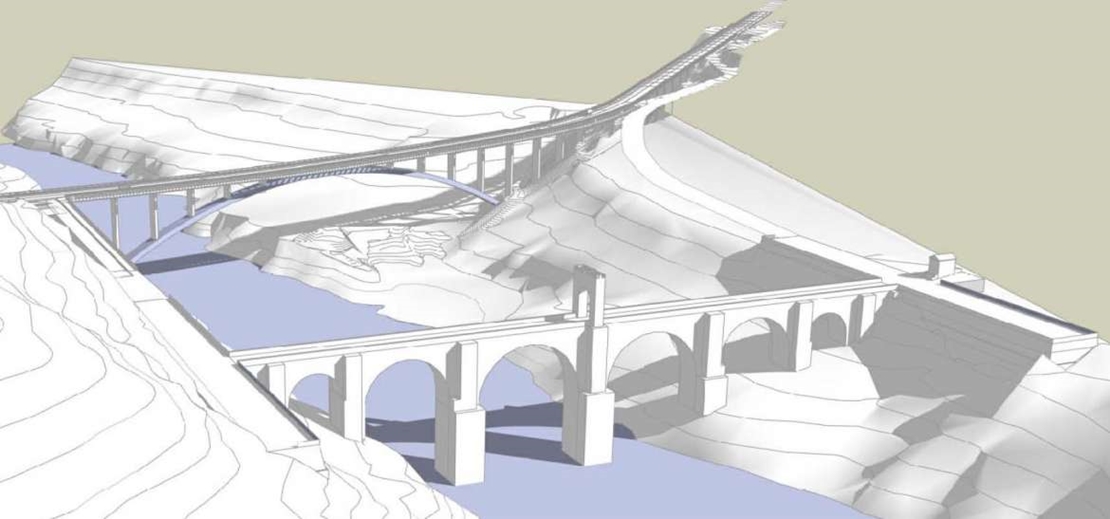 El futuro compañero del universal Puente de Alcántara va cogiendo forma