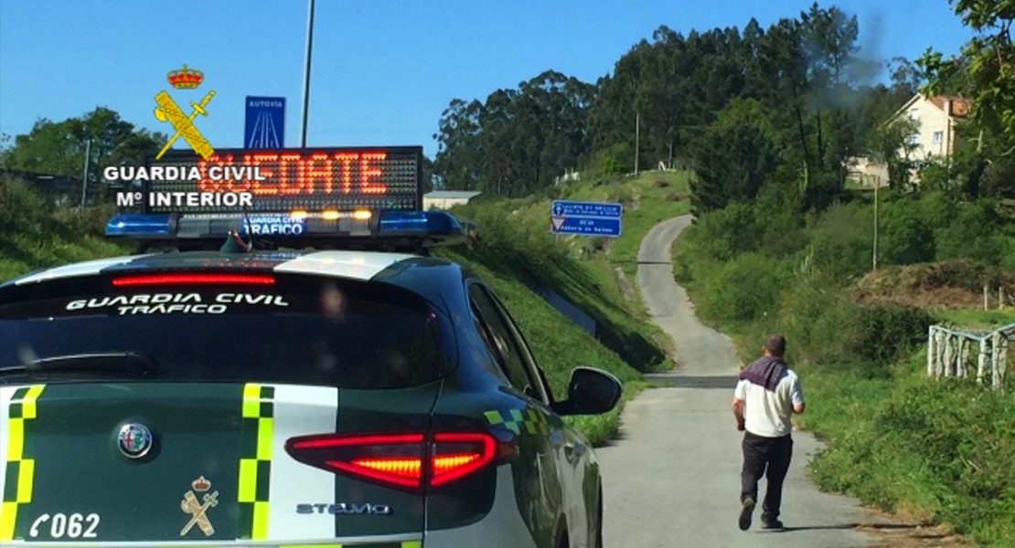 Sale a hacer ejercicio y simula encontrarse mal para no ser denunciado