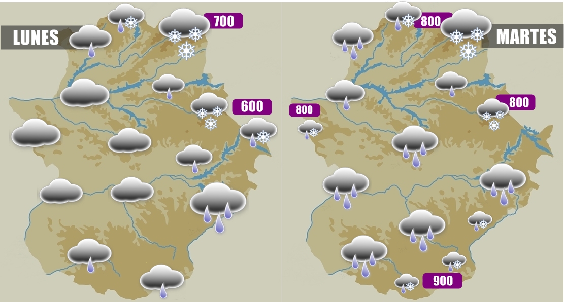 Vuelve el invierno y bajada importante de la cota de nieve