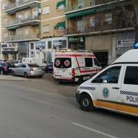 Un hombre herido en una colisión en María Auxiliadora (Badajoz)