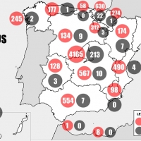 El mapa del Coronavirus a 16 de marzo