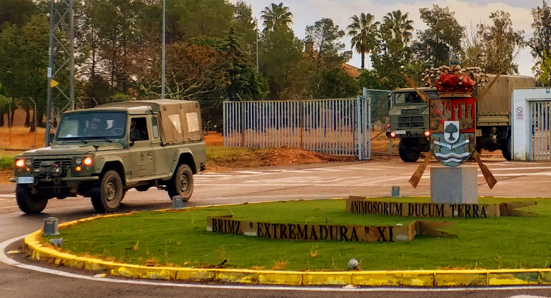 Estas son las localidades donde actuará la Brigada “Extremadura” XI este sábado