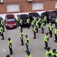 Sentido homenaje al Guardia Civil fallecido en Málaga