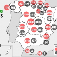 El mapa del Coronavirus a 11 de abril