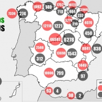 El mapa del Coronavirus a 12 de abril