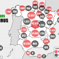 El mapa del Coronavirus a 15 de abril