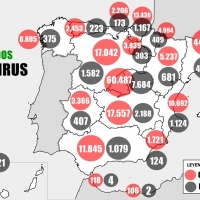 El mapa del Coronavirus a 23 de abril