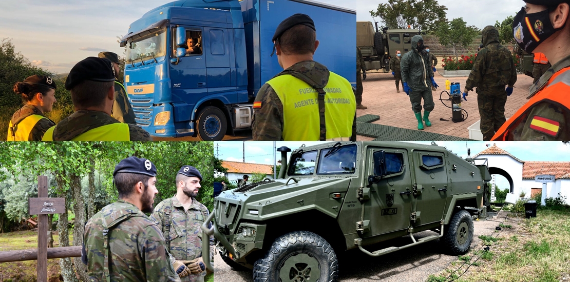 El Ejército de Tierra se despliega nuevamente en Cáceres