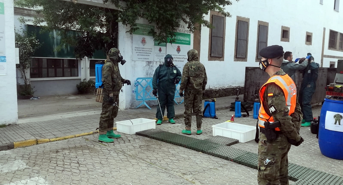 Despliegue del Ejército en la provincia de Cáceres