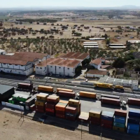 Transitex comienza el enlace por tren entre Elvas y el puerto de Huelva