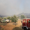 Imágenes que deja el grave incendio en la frontera con Portugal