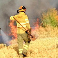 Felicitan al Infoex por el gran trabajo realizado en la extinción de incendios