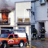 Un fallecido, accidente laboral, de tráfico e incendio esta mañana en Extremadura