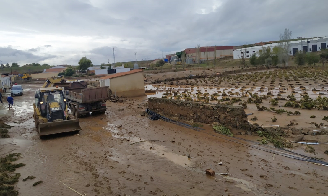 El CPEI interviene tras las inundaciones de Ribera del Fresno