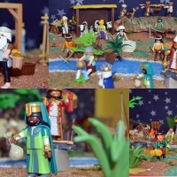 El Belén de Playmobil de Villanueva de la Serena triplica su número de piezas