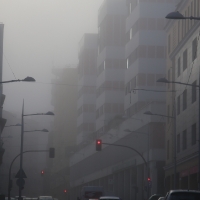 La niebla protagoniza las primeras horas del martes en Badajoz