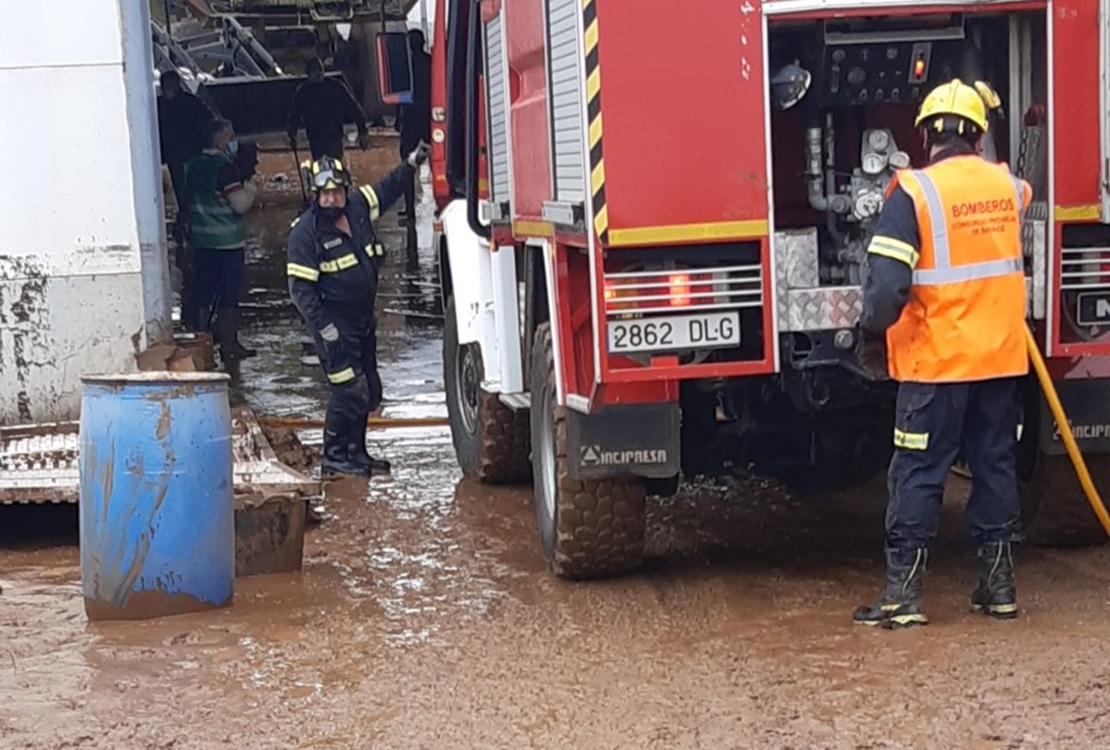 El CPEI interviene tras las inundaciones de Ribera del Fresno