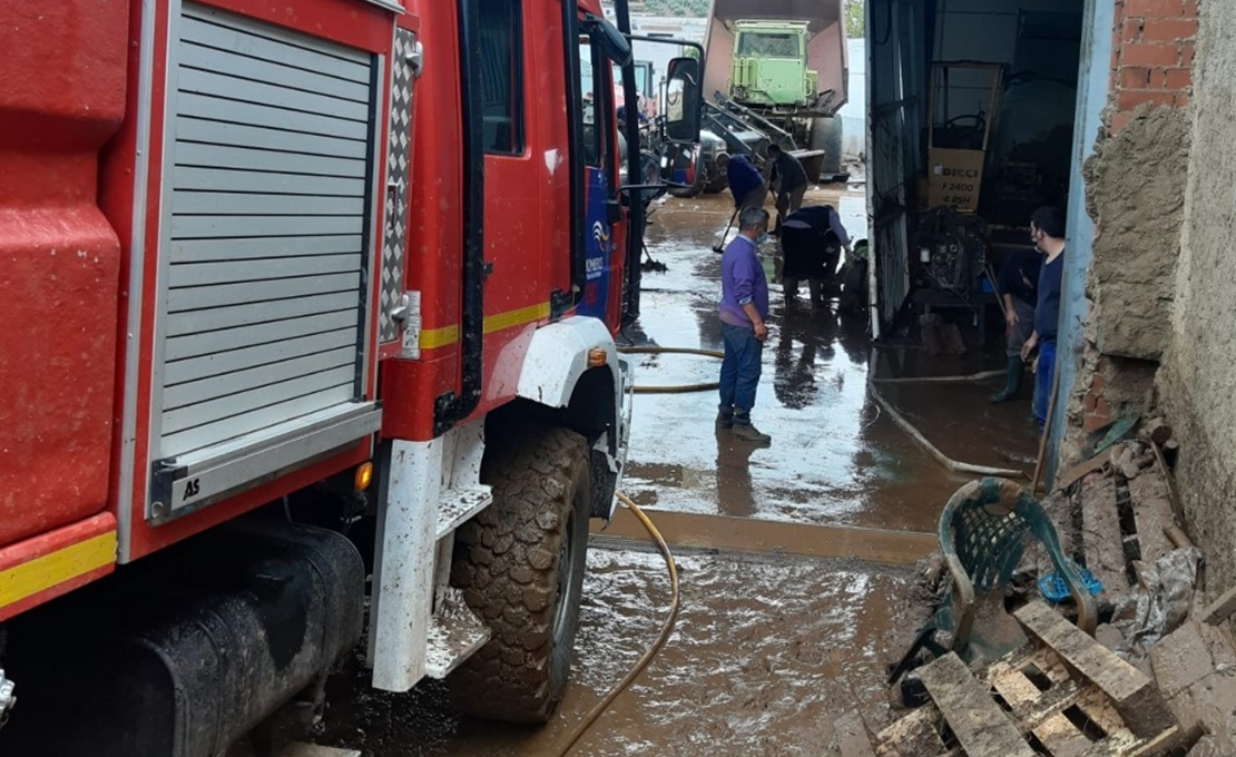 El CPEI interviene tras las inundaciones de Ribera del Fresno