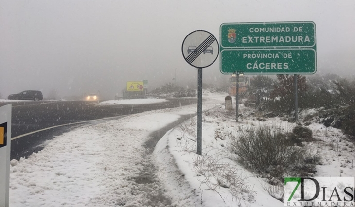 Plan invernal ante las inclemencias meteorológicas en las carreteras extremeñas