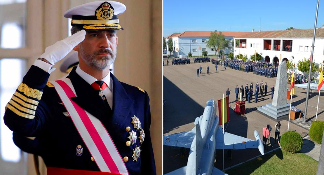 El Rey Felipe VI visita la base de Talavera la Real la próxima semana