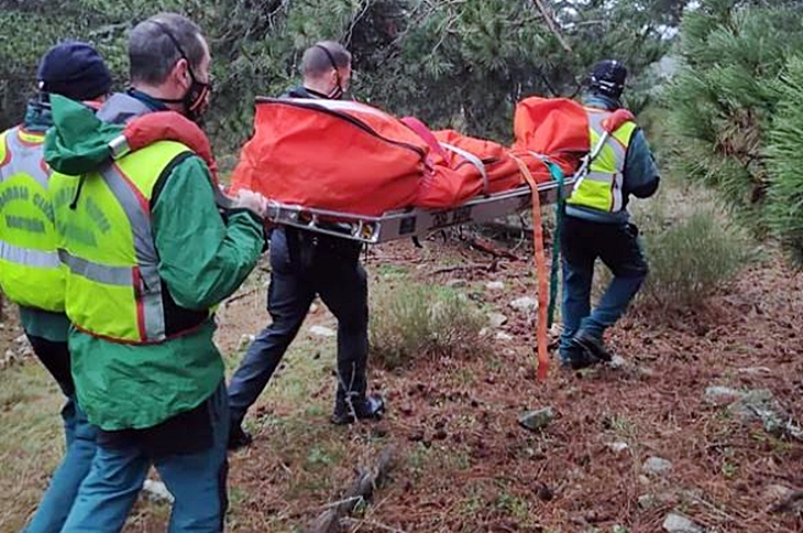 Rescatan a cinco senderistas, uno de ellos fallecido, en la Sierra de Guadarrama