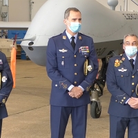 El Rey visita la Base Aérea de Talavera la Real (Badajoz)