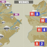 Este viernes volverá la nieve a Extremadura