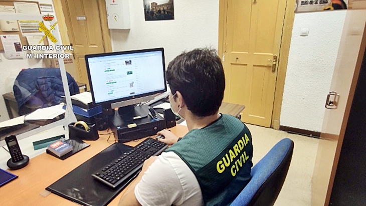 Recomendaciones de la Guardia Civil para no se estafado por internet