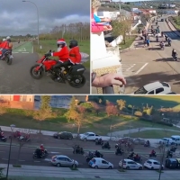 300 motoristas reparten alegría con su Cabalgata Motera por la provincia de Badajoz