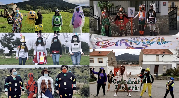 La pandemia no impide la celebración de uno de los carnavales más antiguos de Extremadura