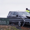 Colisión tráiler/coche en la autovía A5 (Badajoz)