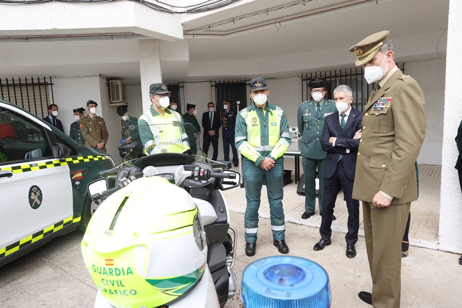 Valencia de Alcántara recibe con los brazos abiertos al Rey Felipe VI