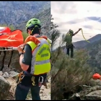 Así fue el rescate de una senderista en la ruta del Trabuquete