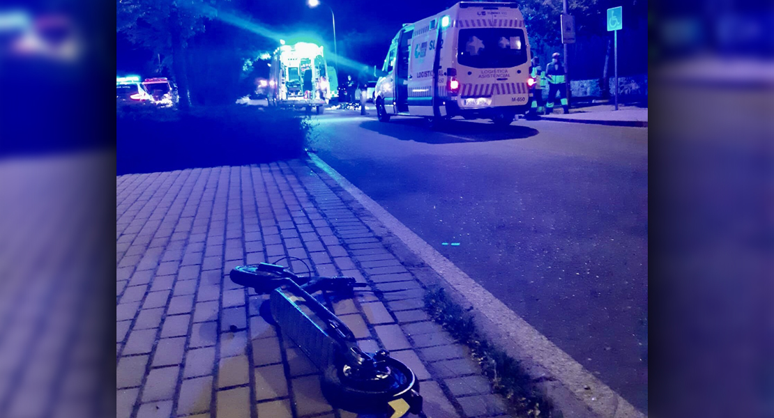 Muere un menor de 16 años atropellado cuando conducía un patinete