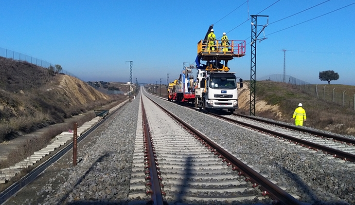 4 millones de € para traviesas en Badajoz-Frontera de Caya y Navalmoral