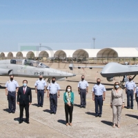 La ministra de Defensa visita la Base Área de Talavera (Badajoz)