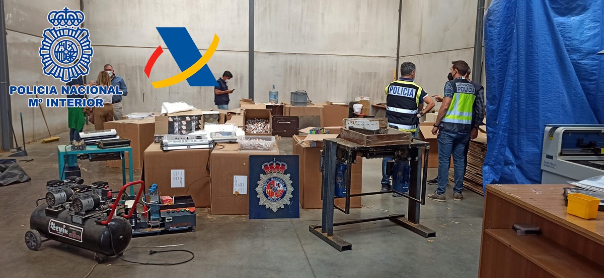 Desarticulado en Badajoz un grupo delictivo que distribuía tabaco de contrabando sin control