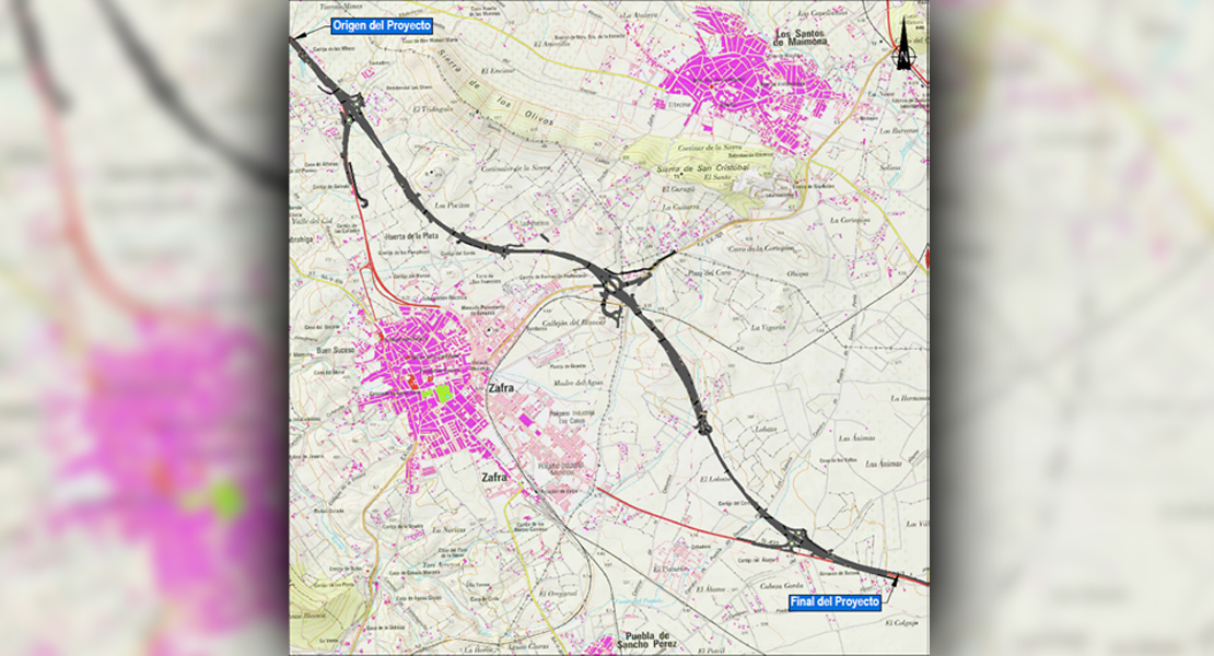 Un paso más para hacer realidad la variante de la N-432 en Zafra