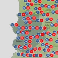 Bajada de temperaturas para el fin de semana en Extremadura