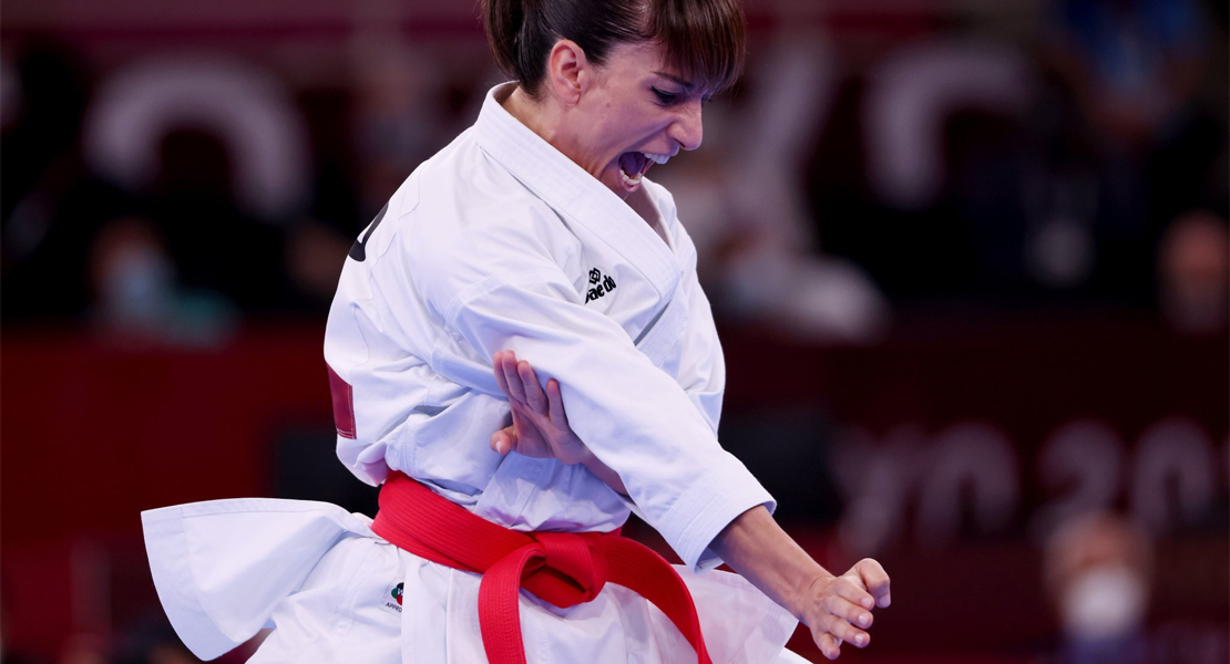 ¡ORO! España toca el cielo por segunda vez con Sandra Sánchez en kata