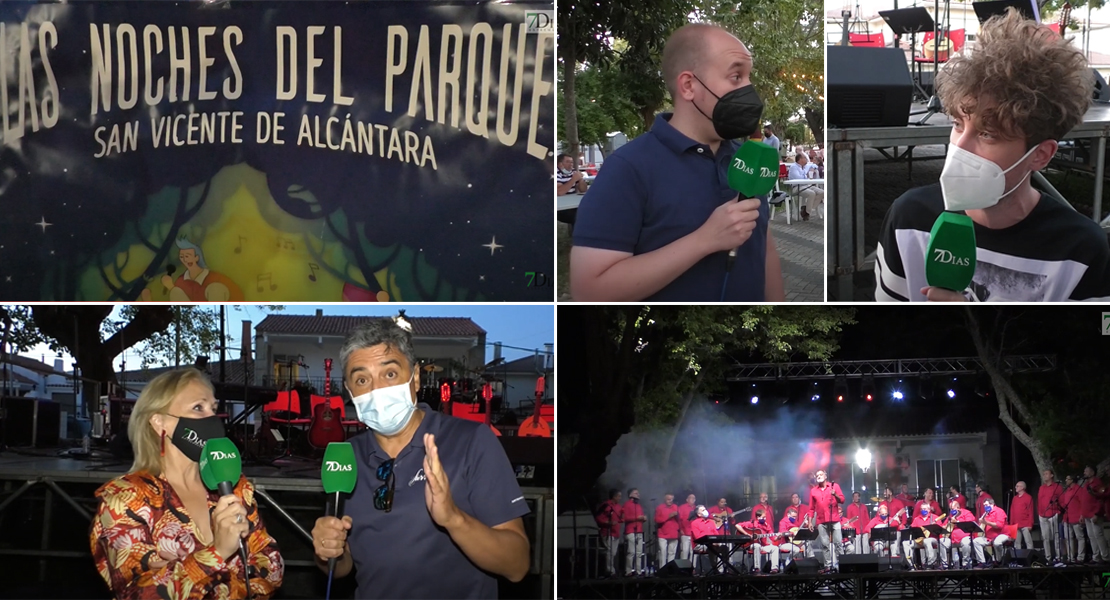 Éxito rotundo en Las Noches del Parque de San Vicente de Alcántara