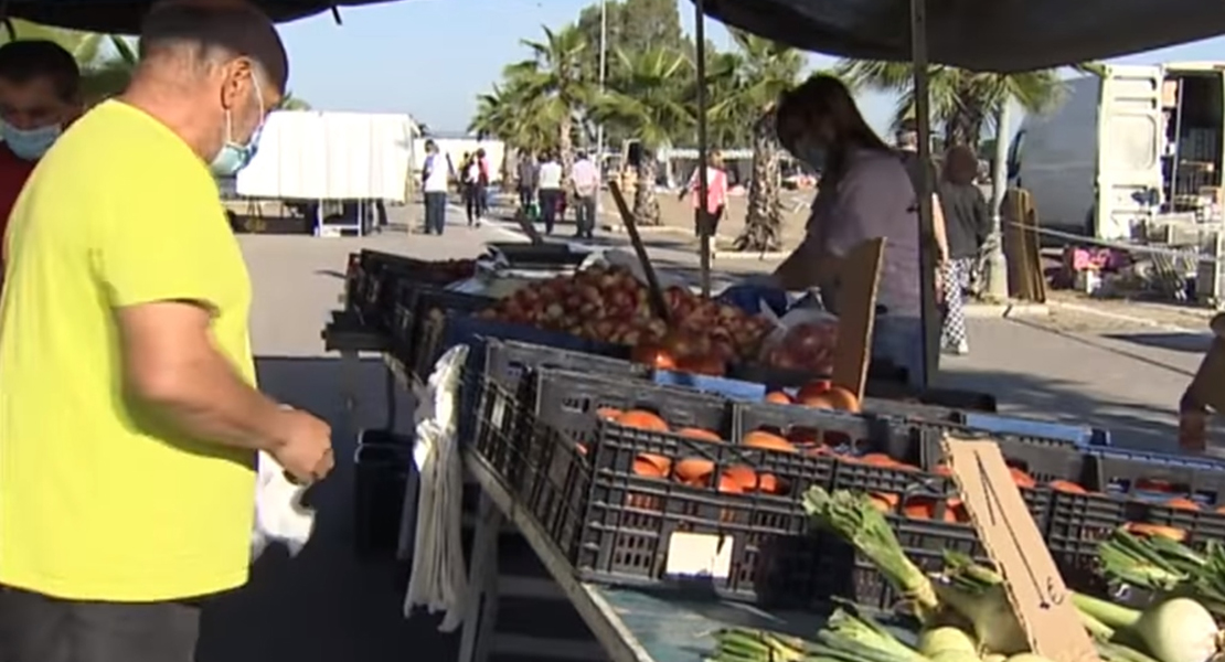 El mercadillo de Mérida se trasladará a una zona próxima