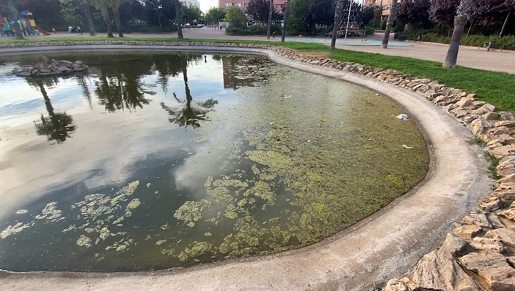 Cabezas pide limpiar el lago del parque Bioclimático