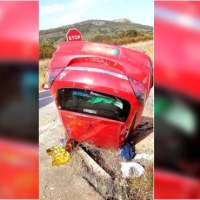 Un joven de 24 años grave tras sufrir un accidente de tráfico en la N-502