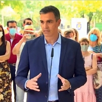 Sánchez abucheado en su visita a Extremadura: “El tren llegará, querido Guillermo”