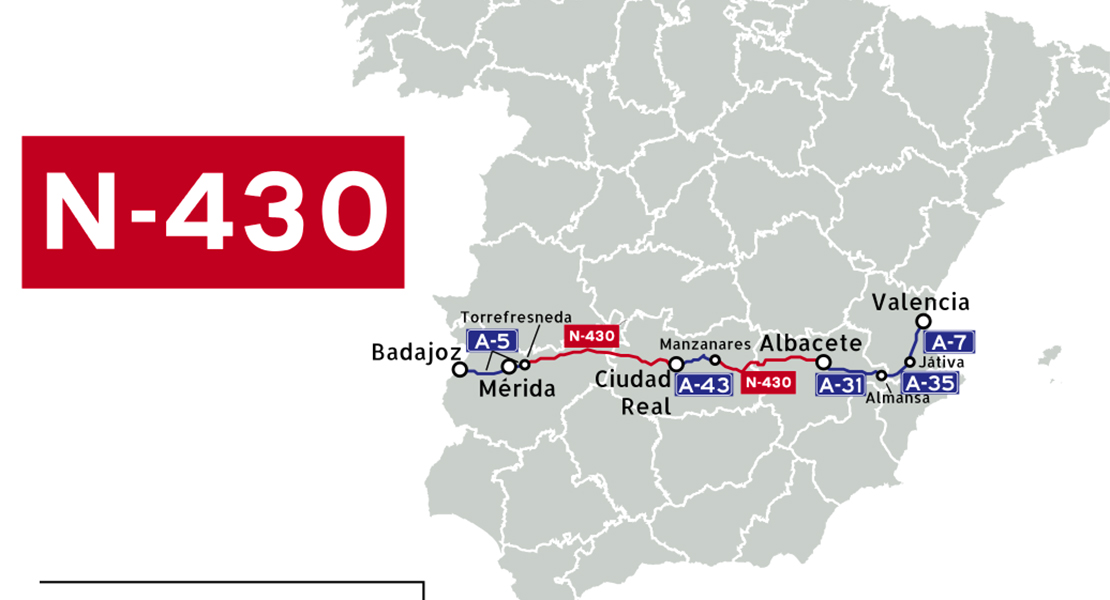 El PP solicita al Ministerio el informe que justifica que la N-430 no se convierta en la Autovía A-43