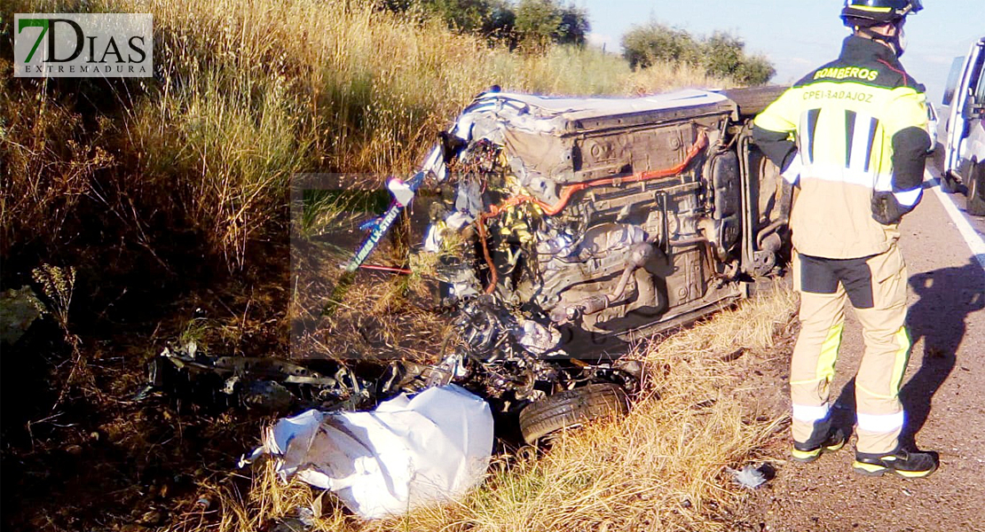 Accidente mortal en la N-430 a su paso por Extremadura