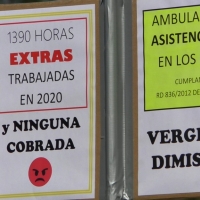 Manifestación: “No vamos a permitir que Vara y Vergeles dejen a los pueblos sin ambulancias”